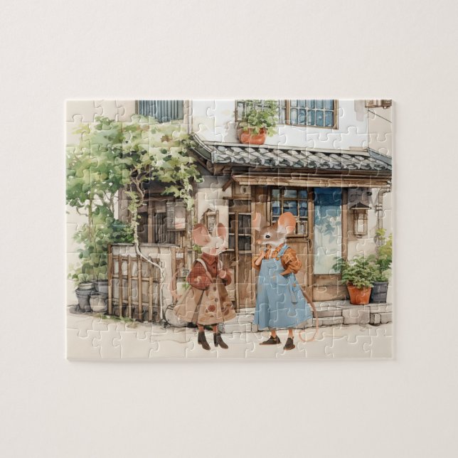 Life in Mice Town Series Jigsaw Puzzle (Horizontal)