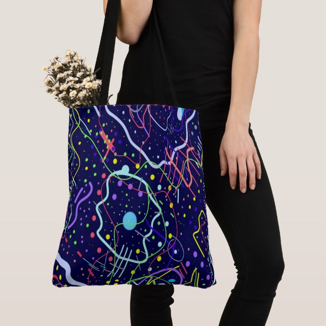 Life in Space Tote Bag (Close Up)