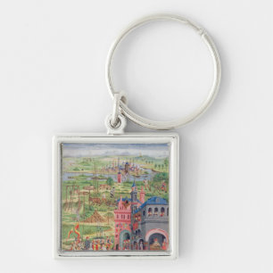 Life in the City and Life in the Country Key Ring