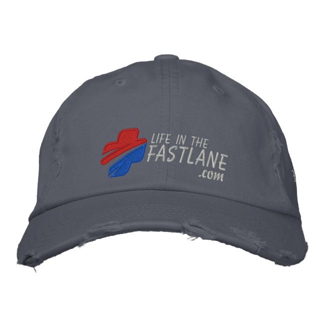 Life in the Fast Lane Hat (Dark) (Front)