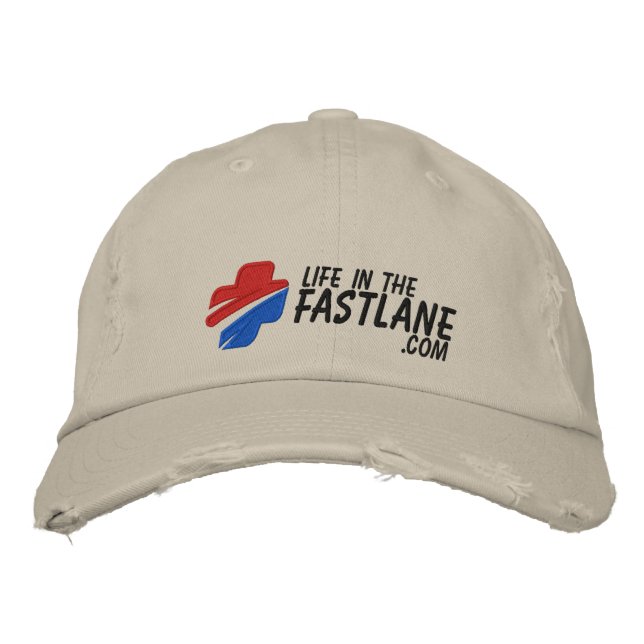 Life in the Fast Lane Hat (Light) (Front)