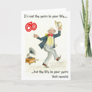 'Life in Your Years' 60th Birthday Card