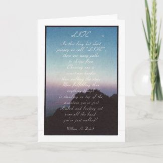 "Life" Inspiration Card