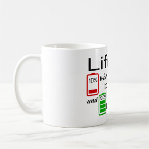 Life is 10% what happens to you Mug