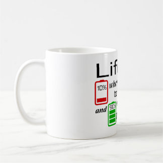 Life is 10% what happens to you Mug
