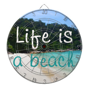 Life is a Beach Dartboard