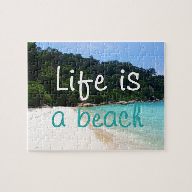 Life is a Beach Jigsaw Puzzle (Horizontal)