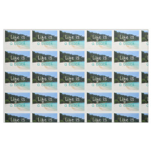 Life is a Beach Pattern Fabric