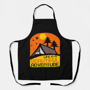 Life is A Beautiful Adventure Camping Apron