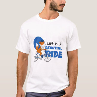 LIFE IS A BEAUTIFUL RIDE-CYCLING T-Shirt