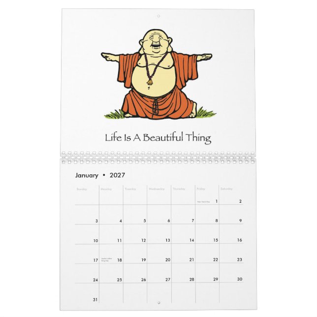 Life Is A Beautiful Thing 2008 Calendar (Jan 2027)