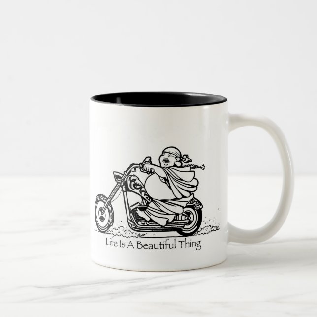 Life Is A Beautiful Thing Buddha Coffee Mug (Right)