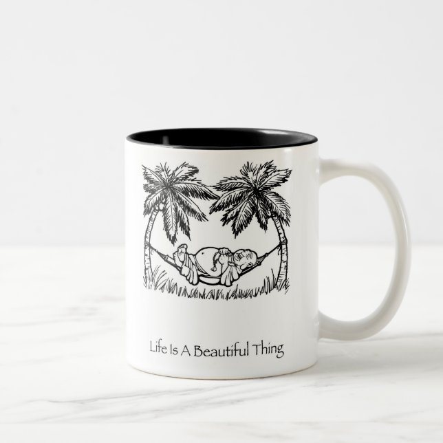 Life Is A Beautiful Thing Buddha Coffee Mug (Right)