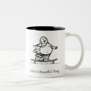 Life Is A Beautiful Thing Buddha Coffee Mug