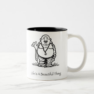 Life Is A Beautiful Thing Buddha Coffee Mug