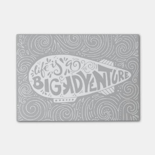 Life Is A Big Adventure Post-it Notes