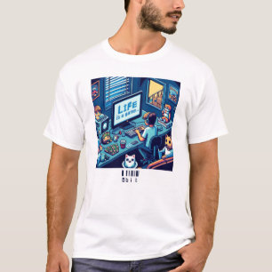 Life Is A Game.. #Part2 (8bit) (gamer tshirt) #13 T-Shirt
