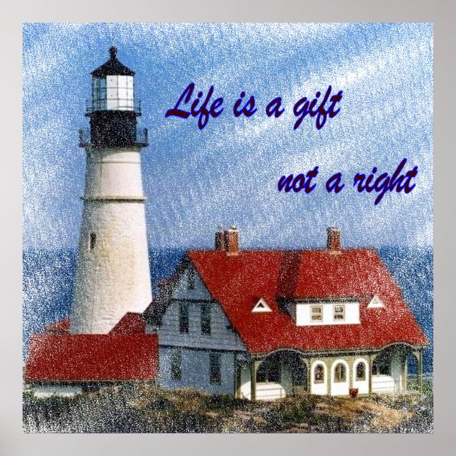 Life Is A Gift Poster (Front)