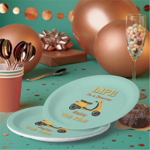 Life Is a Journey Paper Plate