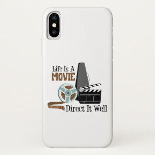 Life Is A Movie iPhone X Case