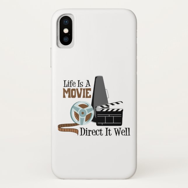Life Is A Movie Case-Mate iPhone Case (Back)