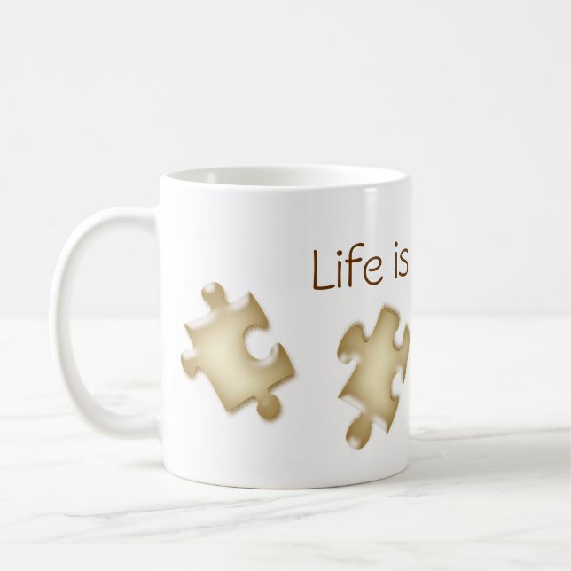 Life is a puzzle Mug (Left)