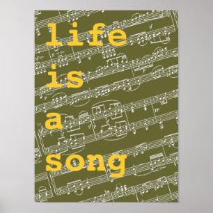 life is a song poster