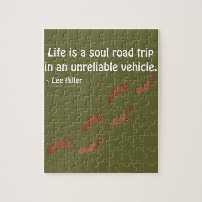 Life is a soul road trip in an unreliable vehicle jigsaw puzzle (Vertical)