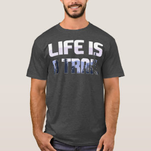 Life is a trail MTB Motocross Dirt bike Dirtbike T-Shirt