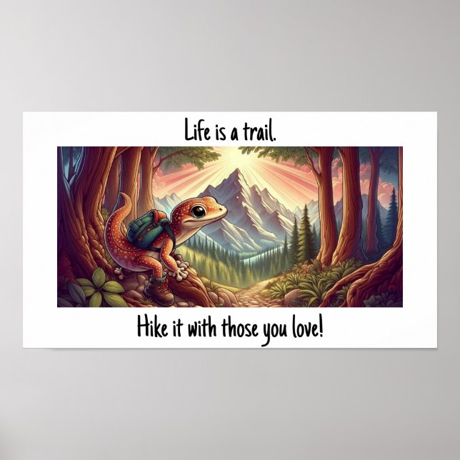 Life is a Trail Poster (Front)