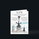 Life Is About Cake Greetings Card<br><div class="desc">Because it's true!</div>
