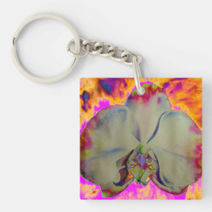 Life is about the Journey - Fire Orchid Key Ring
