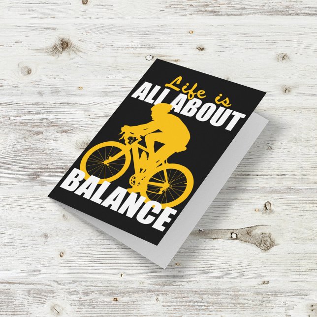 Life Is All About Balance Card (Creator Uploaded)
