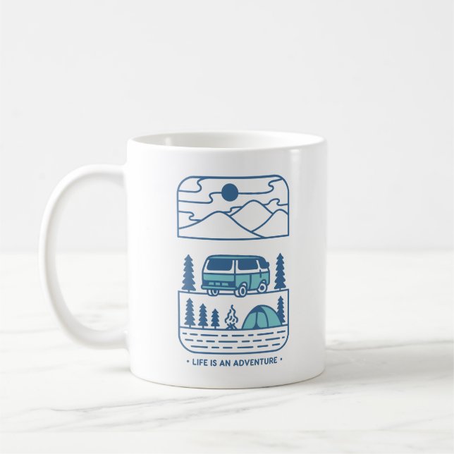 Life is an Adventure 2 Coffee Mug (Left)