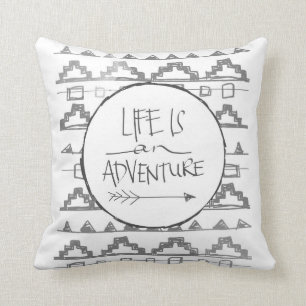 Life Is An Adventure by VOL25 Cushion