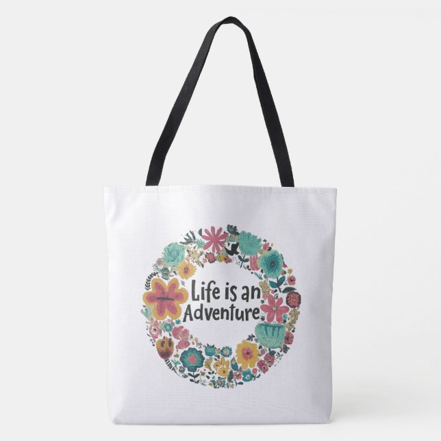 Life is an Adventure – Cross-Body Bag (Front)