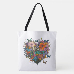 Life is an Adventure - Shoulder Tote Bag