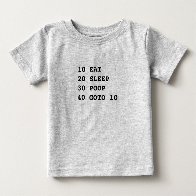 Life is BASIC organic Baby T-Shirt (Front)