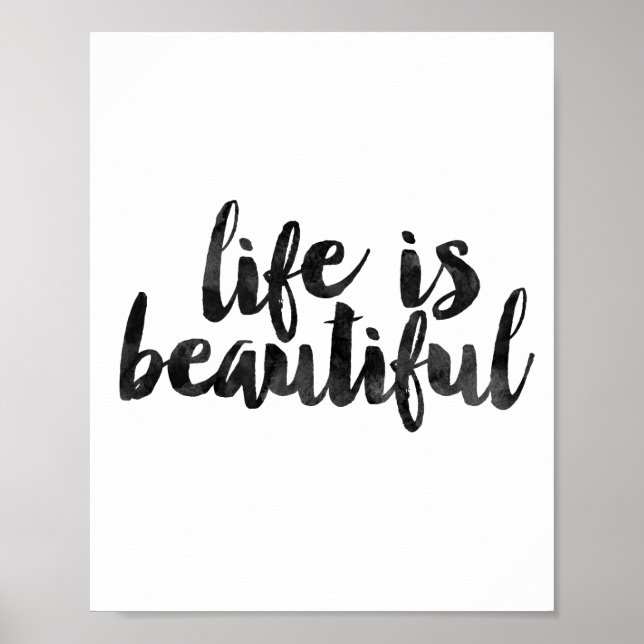 Life Is Beautiful Poster (Front)