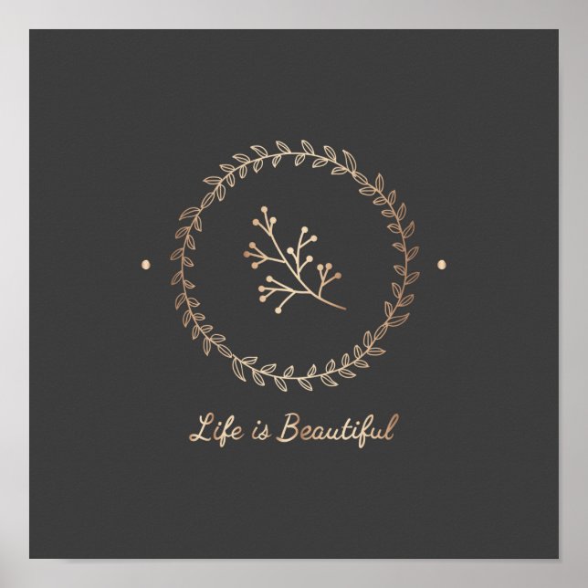 Life Is Beautiful Poster (Front)