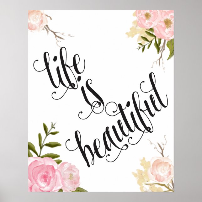 Life is Beautiful Poster (Front)