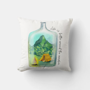 Life Is Better Around The Campfire Cushion