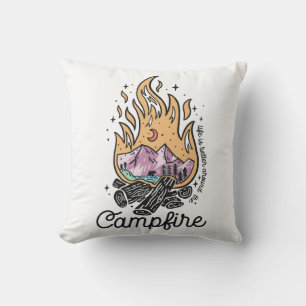 Life Is Better Around The Campfire Cushion