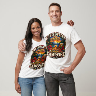 Life is Better Around the Campfire T-Shirt