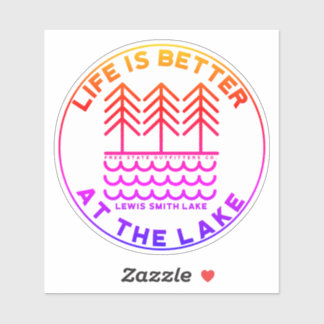 Life is Better At Smith Lake Sticker Decal