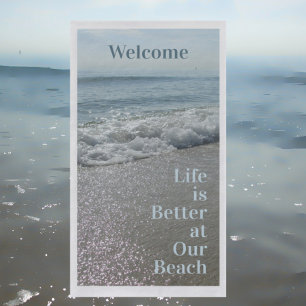 Life is Better at the Beach Coastal Napkin