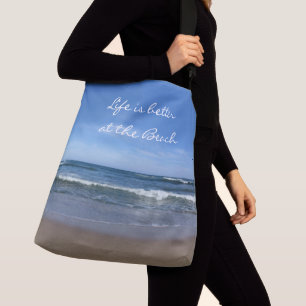 Life is better at the Beach Crossbody Bag