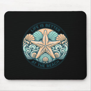 Life Is Better At The Beach Cruise Summer Vacation Mouse Pad