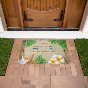 Life is Better at the Beach Doormat