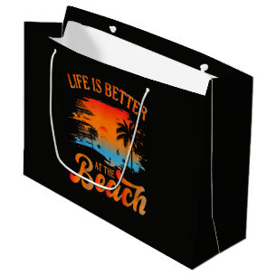 Life is Better at The Beach Large Gift Bag